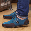 Casual Lace up Canvas Men Flat Shoes