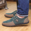 Casual Lace up Canvas Men Flat Shoes