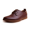 Leather Man's Flats Casual Shoes